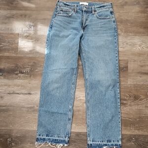 Abercrombie & Fitch Light Blue Straight Leg Jeans